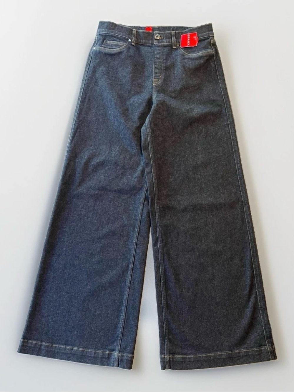 SPANX Wide Leg Denim Pants Pull-on
20547R Raw Indigo Dark Women's
XL NWT